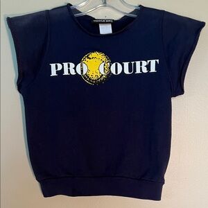 Kids Navy Blue Pro Court Sweatshit by Tackel Me